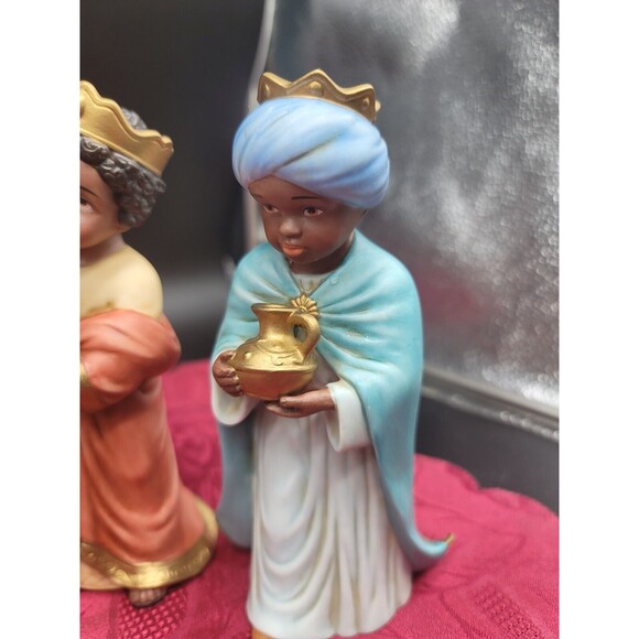 Vintage Homco Little Ones Nativity Set 6 Figurines Home Interiors #57076 - Picture 8 of 13